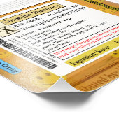 Impression Photo Prescription RX pour le bonheur (Coin)