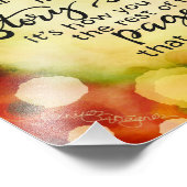 Impression Photo Pretty Your Story Jaune et Orange Inspirational (Coin)