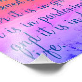 Impression Photo Prière de paix de Saint François (Coin)