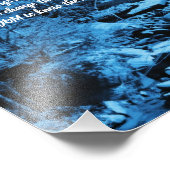 Impression Photo Prière de sérénité Flow Brook Inspirationnel 8x10 (Coin)