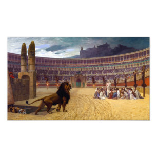 Impression Photo Prière Dernière des martyrs chrétiens   J-L Gé me