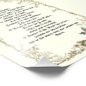 Impression Photo Prière Rose de Mémoire catholique traditionnelle (Coin)