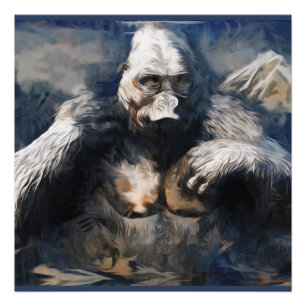 Impression Photo Primate sauvage - Gorilla africaine