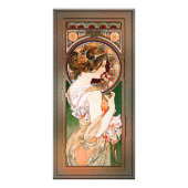 Impression Photo Primrose par Alphonse Mucha (Devant)