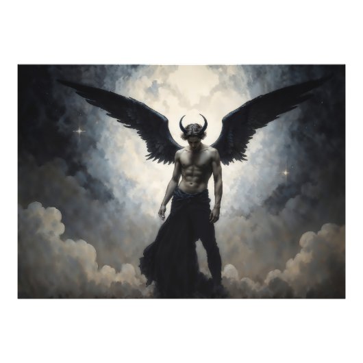Impression Photo Prince de l'Enfer Lucifer (Devant)