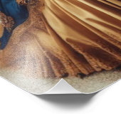Impression Photo Princesse dorée Steampunk Victorien Industriel (Coin)