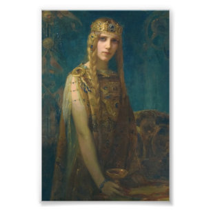 Impression Photo Princesse Helen portant une couronne