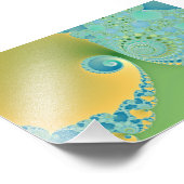 Impression Photo Printemps Arrives - Art Fractal (Coin)