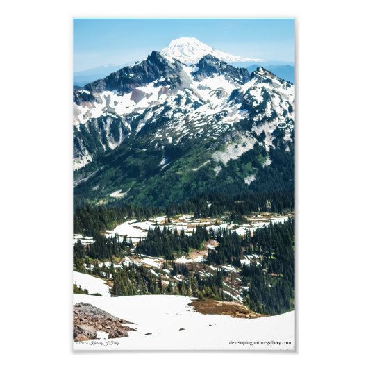 Impression Photo Printemps dans les montagnes (Devant)