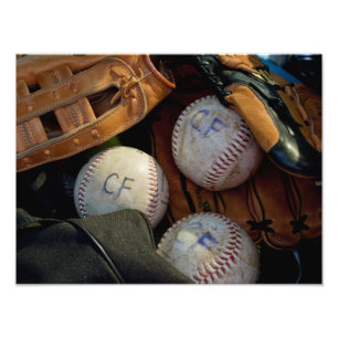 Impression Photo PRINTS - "Baseball in Clark Fork"