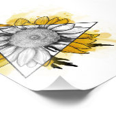 Impression Photo Prisme de tournesol - Unique cadeau d'anniversaire (Coin)