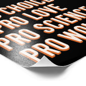 Impression Photo Pro Choice Droits des femmes Patriarcat féministe  (Coin)