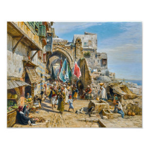 Impression Photo Procession à Jaffa   Gustav Bauernfeind