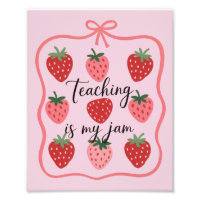 Professeur amoureux de fraise l'enseignement est m