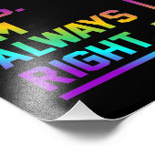 Impression Photo Professeur de mathématiques toujours correctement (Coin)