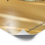 Impression Photo Profil d'un magnifique Marsh Wren (Coin)