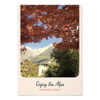 Impression Photo Profitez des Alpes - Chamonix France Paysage Botan