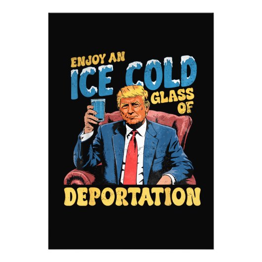 Impression Photo Profitez d'un verre glacé de déportation  (Devant)