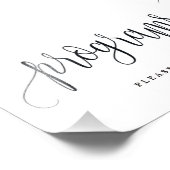 Impression Photo Programmes de mariage Signer Choisissez votre tail (Coin)