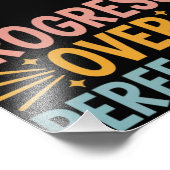 Impression Photo Progrès de l'enseignant plutôt que la perfection p (Coin)