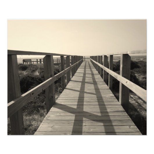 Impression Photo Promenade sur la plage de Sepia (Devant)