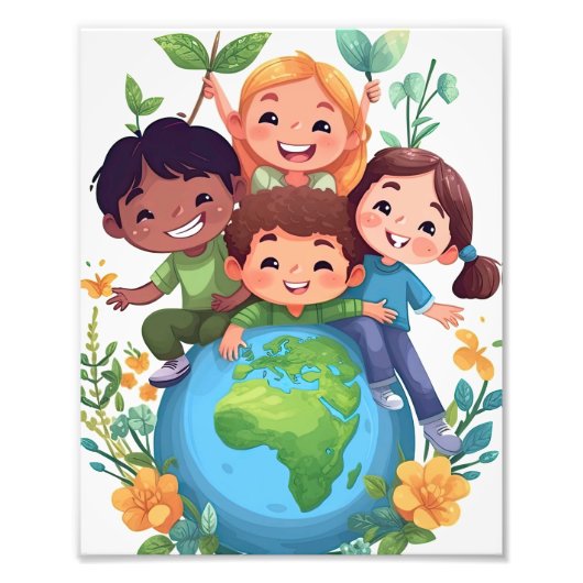 Impression Photo Protégez nos beaux arbres Plantes (Devant)