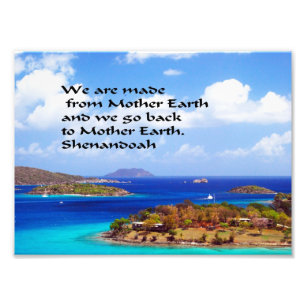 Impression Photo Proverbe indien antique