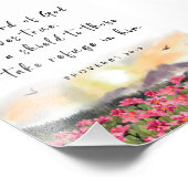 Impression Photo Proverbes 30:5 Bible chrétienne Verse (Coin)