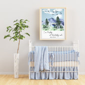 Impression Photo Psaume 139:14 Christian Nursery Wall Art Mountains