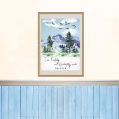 Impression Photo Psaume 139:14 Christian Nursery Wall Art Mountains