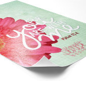 Impression Photo Psaume 23:4 Car Vous Êtes Avec Moi Écriture (Coin)