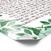 Impression Photo Psaume 46 aquarelle bible verse mur art (Coin)