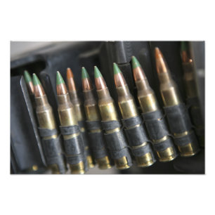 Impression Photo Puces courbées pour un wea automatique M-249