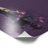 Impression Photo Purple Cosmic Obelisk Occult Dark Art (Coin)