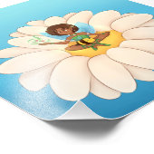 Impression Photo quadro com fada em cima de uma flor (Coin)