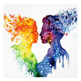 Impression Photo quand l'amour vous donne des papillons