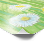 Impression Photo Quatre petits hérissons dans le pré (Coin)