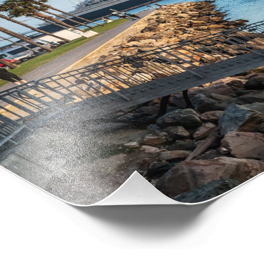 Impression Photo Queen Mary Long Beach California (Coin)