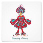 Impression Photo Queen of Hearts wall decor (Devant)