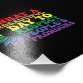 Impression Photo Quelle belle journée pour respecter les autres (Coin)