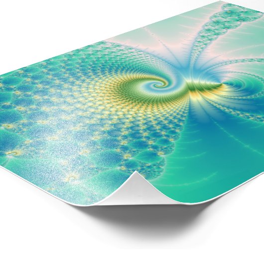 Impression Photo Quelque chose de poisson - Art fractal (Coin)