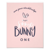 IMPRESSION PHOTO QUELQUES BUNNY ANNIVERSAIRE (Devant)