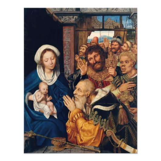 Impression Photo Quentin Matsys - L'Adoration du Magi (Devant)