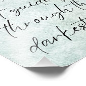 Impression Photo Quote d'inspiration Motivational Watercolor (Coin)