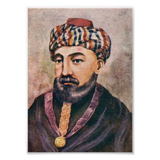 Impression Photo Rabbi Moses Maimonides - La Rambam (Devant)