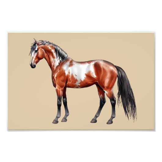 Impression Photo Rain Spirit - Pferd, stehend - Poster, (Devant)
