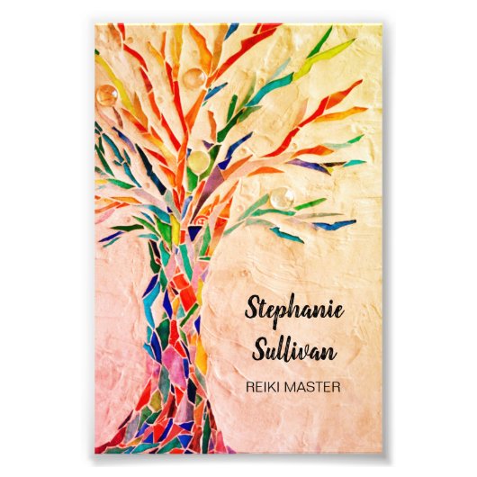 Impression Photo Rainbow Tree Reiki Master (Devant)