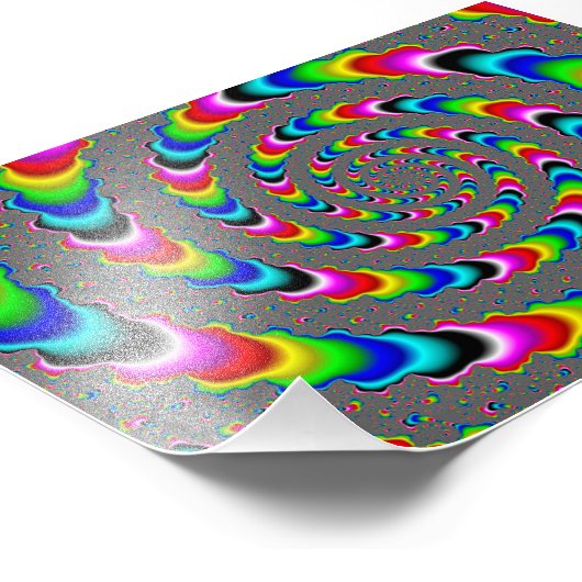 Impression Photo Rainbow Universe - Fractal Art (Coin)