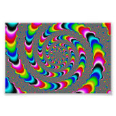Impression Photo Rainbow Universe - Fractal Art (Devant)