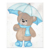 Impression Photo Rainy Daze Teddy Bear (Devant)